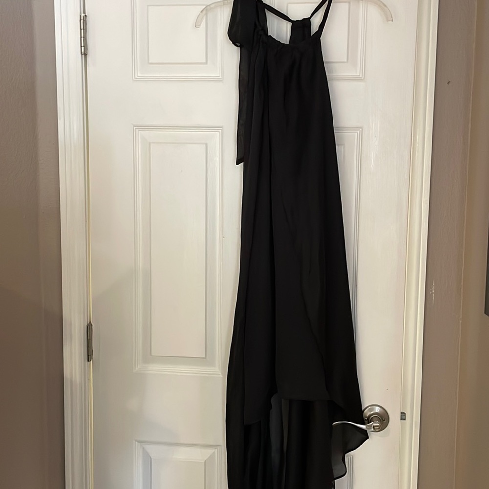 Nasty gal black asymmetrical dress. NWT.